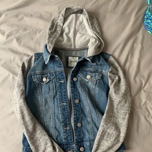 Jean Sweatshirt Jacket